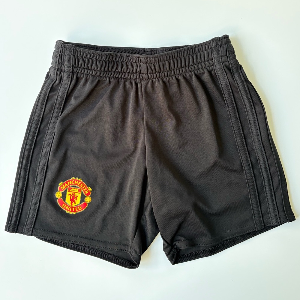 Adidas Manchester United Black Gym Soccer Shorts